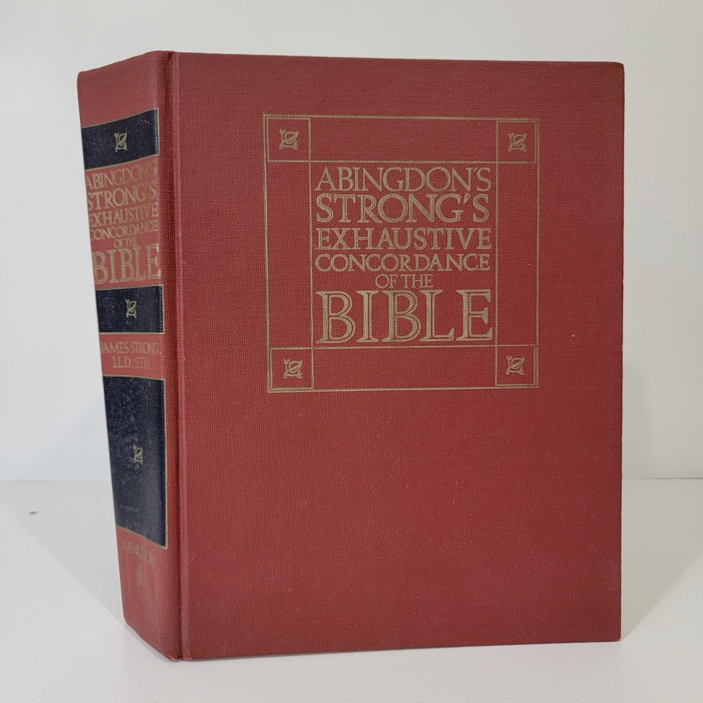 Abingdon Strongs Exhaustive Concordance of the Bible James Strong Thumb Indexed